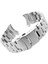 Watch Band Paslanmaz Çelik Kavisli End Saat Kayışı Kelebek Toka Bileklik Kayışı | Bantlar Izle (Yurt Dışından) 1