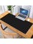 Çift Taraflı Ofis Masası Matwaterproof Pu Deri Bilgisayar Dizüstü Klavye Mouse Pad Siyah (Yurt Dışından) 3