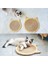 Masif Ahşap Kedi Kafası Scratcher El Dokuma Sisal Dayanıklı Kedi Oyuncak Malzemeleri (Yurt Dışından) 4