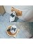 Masif Ahşap Kedi Kafası Scratcher El Dokuma Sisal Dayanıklı Kedi Oyuncak Malzemeleri (Yurt Dışından) 5