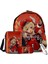 3 Adet / Takım Genshin Darbe Satchel Anime 3D Baskı Okul Çantası Casual Sırt Çantası Messenger Çanta ile Kalem Çantası (Yurt Dışından) 1