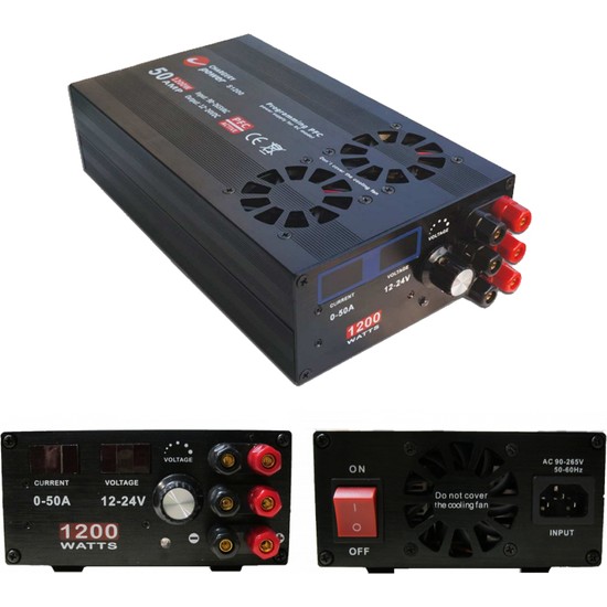 Chargery Power S1200 24V 50A 1200W Güç Kaynağı Fiyatı