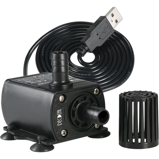 Decdeal USB DC5V 4.8 W Ultra-Sessiz Mini Fırçasız Su Pompası (Yurt Dışından)