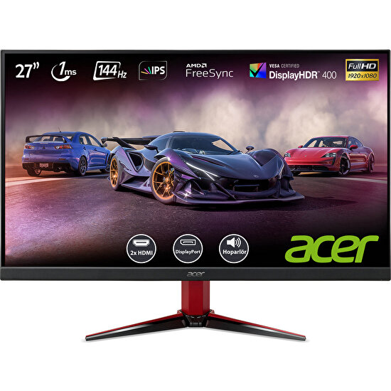 Acer Nitro VG271P 27 144Hz 1ms (2xHDMI+Display) FreeSync Full HD IPS LED Gaming Monitör UM.HV1EE.P04