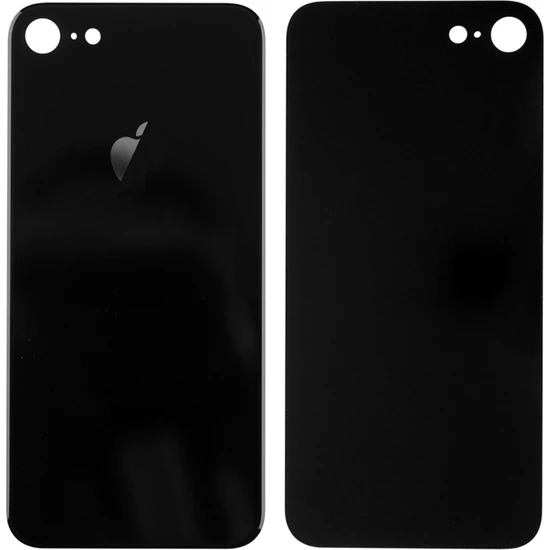 Nokta Teknik iPhone 8 Arka Kapak Batarya Pil Kapağı - Siyah