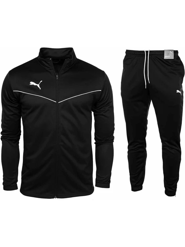 Puma Team Rise Drycell Raşel Kumaş Erkek Eşofman Takım PMR2000 Siyah
