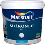 Marshall Silikonlu Mat Su Bazlı Iç Cephe Boyası 15 Litre