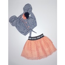 Podium Giyim  Özel Seri Tütü  Bluz-Etek  2li Takım