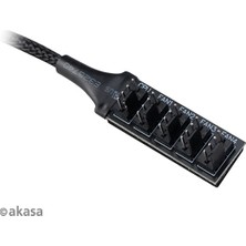 Akasa Flexa FP5H 4-Pin Pwm Çoğaltıcı 5 Port Hub Kablo (AK-CBFA08-30BK)