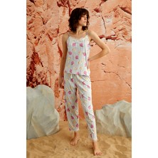 Nisanca Ip Askılı Pegasus Kadın Pijama Takımı- Genç Anne Serisi- Çeyizlik Pijama
