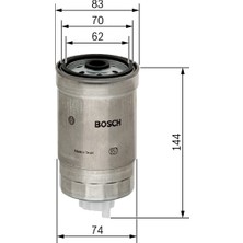 Bosch 1457434516 Yakıt Filtresi Hyundai accent Getz MATRIX WK824/3 319222B900