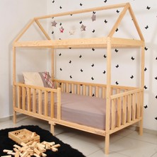 MiniWood Montessori Yatak Çocuk Yatak Karyola Beşik Damla