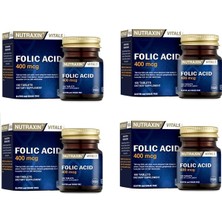 Nutraxin 400 Mcg Folic Acid X4 Adet