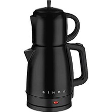 Sinbo STM-5832 Carbon 1600 W Çelik Çay Makinesi Siyah