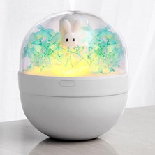 Mini USB Nemlendirici Aroma Uçucu Yağ Difüzör Aromaterapi Ev Dekor Mavi