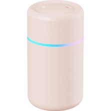 F Fityle Mini Hava Nemlendirici Ultrasonik 300ML USB Yatak Odası Araba Seyahat Pembe Için
