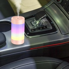 300ML Aroma Uçucu Yağ Difüzör Nemlendirici Zamanlayıcı Dilsiz Ev Ofis Yatak Odası Pembe