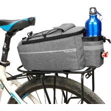 Selamm B-Soul 10L Bisiklet Mtb Bisiklet Su Geçirmez Yalıtım Çantası Arka Raf Kuyruk Pannier Paketi Bisiklet Şişe Tutucu Saklama Çantası - Gri (Yurt Dışından)