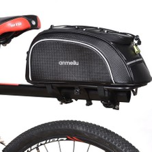 Selamm Anmeilu 7010 Elektrikli Scooter Bisiklet Pannier Pu Deri Motosiklet Arka Çanta (Yurt Dışından)