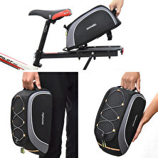 Selamm Anmeilu 7010 Elektrikli Scooter Bisiklet Pannier Pu Deri Motosiklet Arka Çanta (Yurt Dışından)