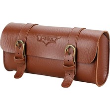 Selamm B-Soul Vintage Stil Pu Deri Su Geçirmez Çok Fonksiyonlu Bisiklet Çantası Bisiklet Kolu Bar Çanta - Kahverengi (Yurt Dışından)