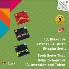 9'lu Set 8+ Yaş / Iq, Dikkat ve Yetenek Geliştiren Kitaplar Serisi