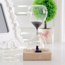 Ahşap Kaideli Manyetik Kum Saati