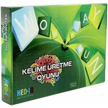 Kelime Oyunu / Yerli Üretim Scrabble Kelime Üretme Oyunu