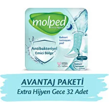 Molped Extra Hijyen Gece Avantaj Paketi 32 Adet