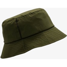 Eleven Markets Düz Haki Kova Şapka Balıkçı Şapka Bucket Hat