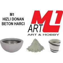 M1 Art Hızlı Donan Beton Harcı Gri 1 kg