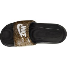 Nike W Victori One Slide Print Kadın Leopar Siyah Günlük Terlik CN9676-700 V2