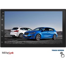 Twogo Double Teyp 7 4X60W Android Mirrorlink Gps/bt/usb/fm 1gb Ram 16GB Hafıza Kameralı Twogo Go-3x