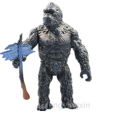 Sinley 2 Adet 16CM Godzilla Vs. King Kong Orangutan Model Oyuncak