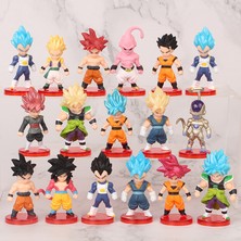 Sinley 16 Adet/takım Dragon Ball Action Figure Pvc Model Bebekler Oyuncaklar Hediyeler