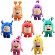 Sinley 8 Adet 18cm Oddbods Karikatür Peluş Oyuncak - Mor (Yurt Dışından)