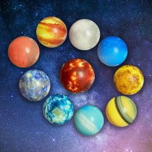 10 Parça Güneş Sistemi Gezegen Topları Renkli Okul Projeleri Için Gençler Çocuklar(Yurt Dışından)