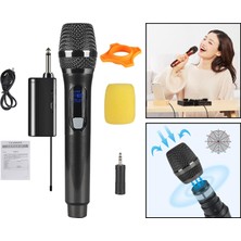 Kablosuz Karaoke Mikrofon Çocuk Yetişkinler Tabletler El Tv Gürültü Azaltma Gümüş