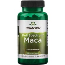 Swanson Premium- Full Spectrum Maca 500mg 100 Capsul. USA