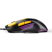 Kkmoon Kablolu Oyun Mouse - Sarı (Yurt Dışından)