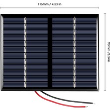 KKmoon 1.5 W 12 V Polikristal Silikon Güneş Paneli Güneş Pili