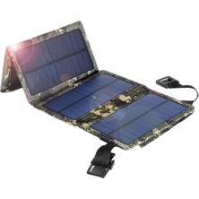 KKmoon 5V 10W USB Solar Şarj Cihazı Taşınabilir Güneş Pili