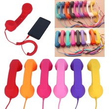 Retro Telefon Ahizesi 3.5mm Klasik Mini iPhone iPad Cep Telefonları Için Pembe