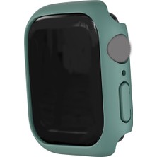 45MM Tampon Çerçeve Koruyucu Kılıf Iwatch Series 7 Tatil Yeşil Için Su Geçirmez