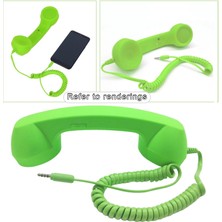 Retro Telefon Ahizesi 3.5mm Klasik Mini iPhone iPad Cep Telefonları Için Pembe(Yurt Dışından)