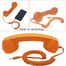 Retro Telefon Ahizesi 3.5mm Klasik Mini iPhone iPad Cep Telefonları Için Pembe(Yurt Dışından)