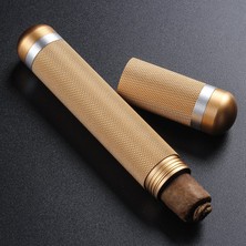 Three Beans Cep Puro Tüp Mini Purolar Neme Kutusu Taşınabilir Açık Seyahat Tek Puro Tüp Tutucu Gadget | Puro Aksesuarları - (Yurt Dışından)