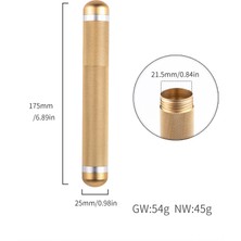 Three Beans Cep Puro Tüp Mini Purolar Neme Kutusu Taşınabilir Açık Seyahat Tek Puro Tüp Tutucu Gadget | Puro Aksesuarları - (Yurt Dışından)