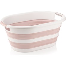 Hobby Life Katlanabilir Çamaşır Sepeti (38LT.) Pembe