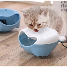 Three Beans Otomatik Aydınlık Evcil Hayvanlar Su Çeşmesi Kediler Için Çeşme Köpekler USB Elektrikli Su Dağıtıcısı Bir Kedi Için Kaseler Içme (Siyah) - (Yurt Dışından)